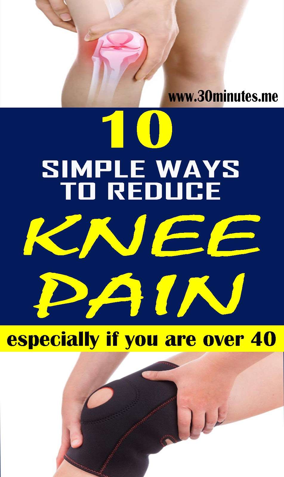 How to get rid of knee pain: 10 Simple ways